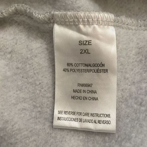 Nickelodeon Teenage Mutant Ninja Turtles Gray Hoodie Sweatshirt Adult Size 2XL - Picture 10 of 13